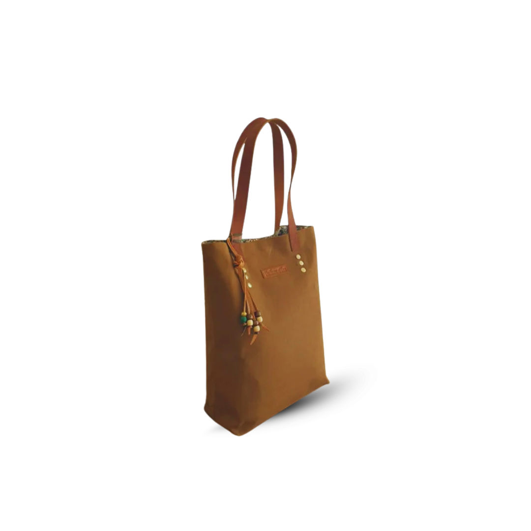 Khaki Women Tote Bag - Stylish Eco-Friendly Accessory
